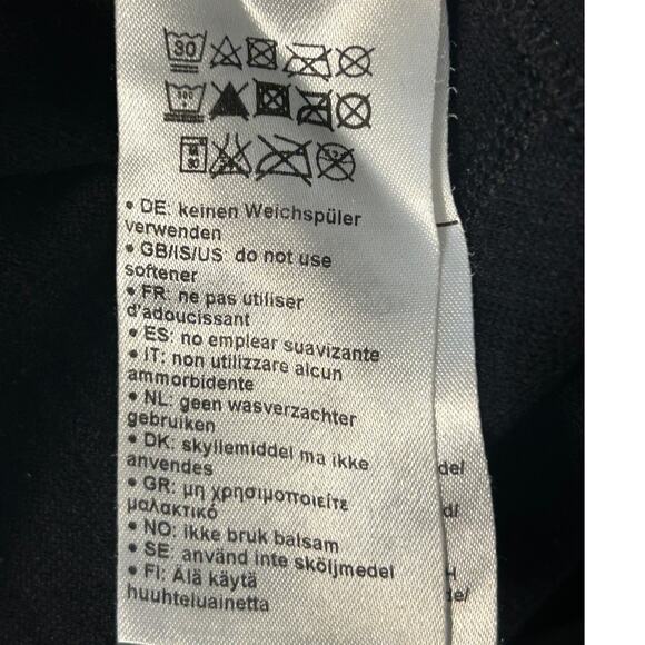 FALKE Black Skiing Wool Tec Men's Base Layer Top Long Sleeve Size Medium - Picture 8 of 8